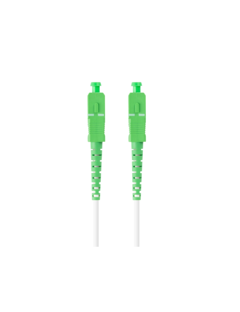 Lanberg - Cabo de Fibra Óptica Lanberg > Ótica 10 M Sc/apc G.657.A2 Verde, Branco - FO-SASA-SS21-0100-WH