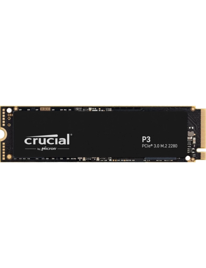 Crucial - Drive SSD Crucial > P3 M.2 2000 GB PCI Express 3.0 3D Nand Nvme - CT2000P3SSD8