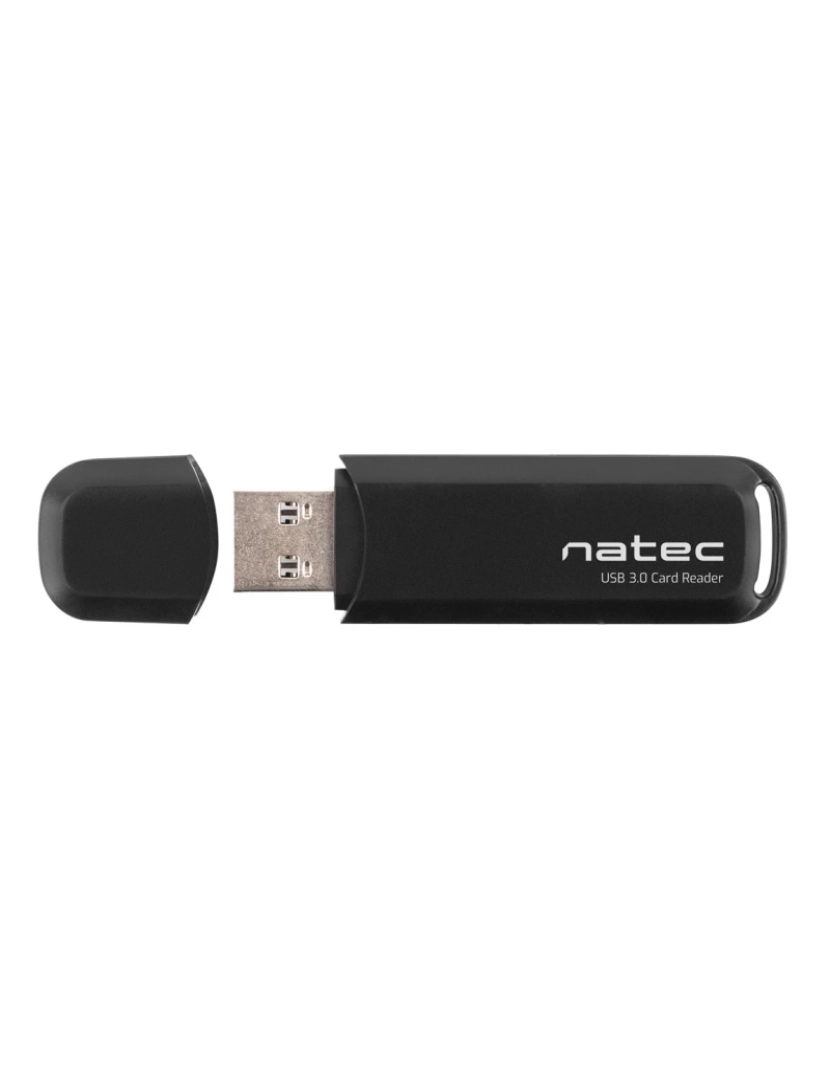 Natec - Leitor de Cartões Natec > Scarab 2 USB 3.2 GEN 1 (3.1 GEN 1) TYPE-A Preto - NCZ-1874