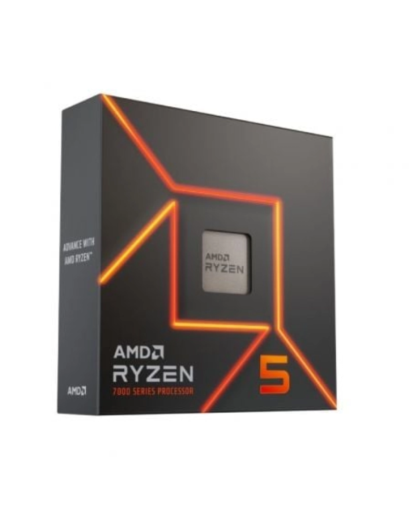 Amd - Processador AMD > Ryzen 5 7600X 4,7 GHZ 32 MB L3 Caixa - 100-100000593WOF