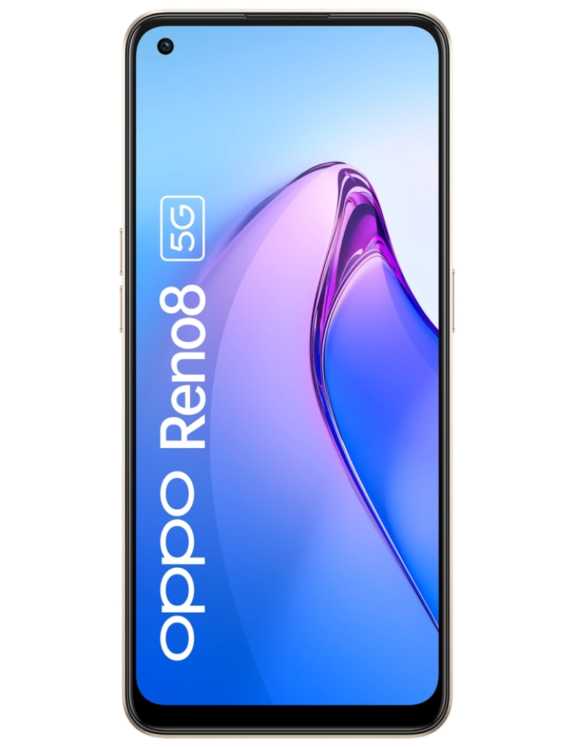 Oppo - OPPO Reno 8 16,3 cm (6.4") Dual SIM Android 12 5G USB Type-C 8 GB 256 GB 4500 mAh Dourado