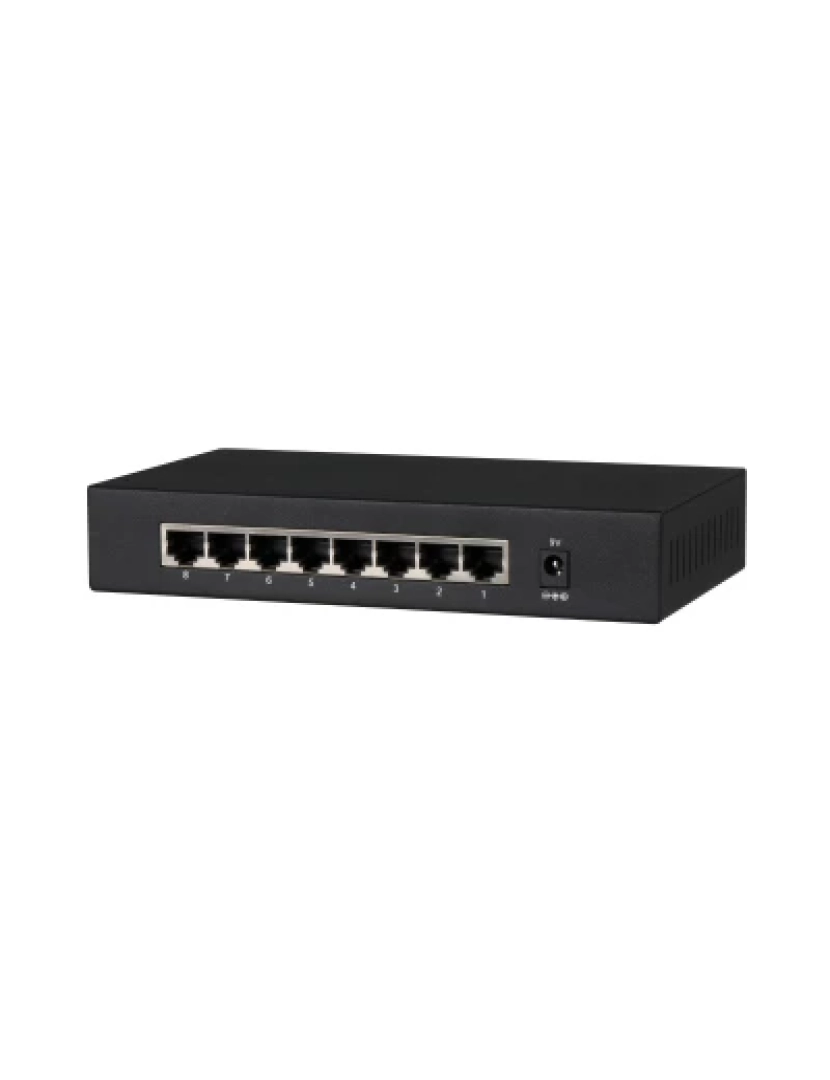 Dahua - technology pfs3008-8gt de rede não-gerido l2 gigabit ethernet (10/100/1000) preto - dh-pfs3008-8gt