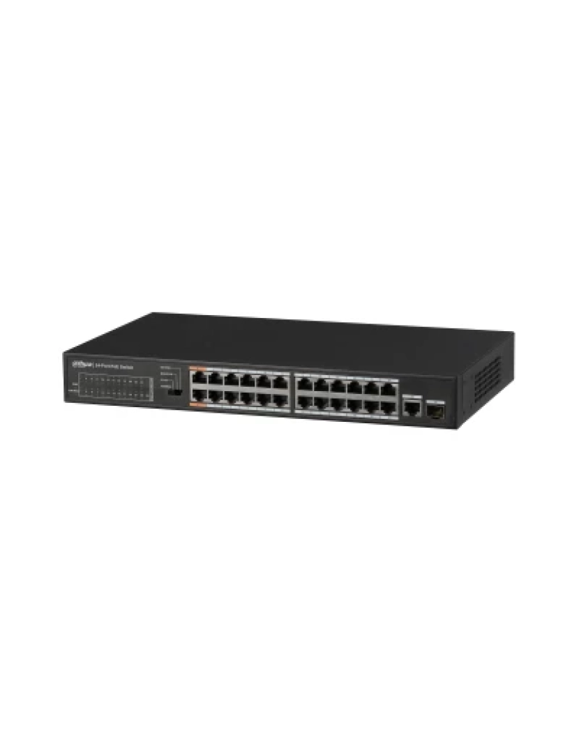 imagem de technology pfs3125-24et-190 de rede não-gerido l2 fast ethernet (10/100) power over ethernet (poe) preto - dh-pfs3125-24et-1901