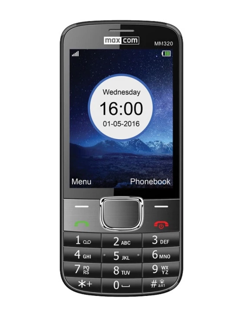 Maxcom - Telemóvel Maxcom > Classic MM320 8,13 CM (3.2) 110 G Preto Telefone Digital - MM320BLACK