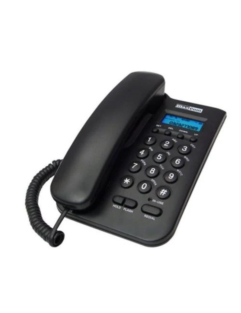 imagem de Telefone com FIO Maxcom > E Fixo KXT100 Preto - KXT100BLACK1