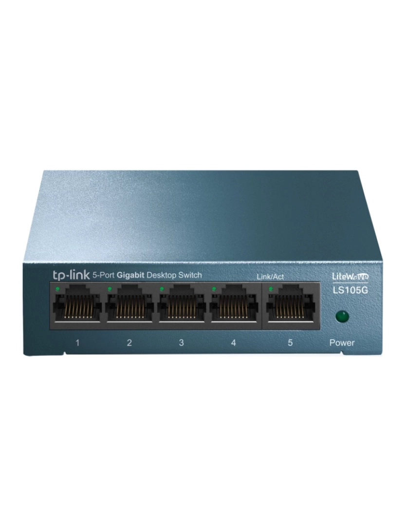Tp-Link - não-gerido gigabit ethernet (10/100/1000) azul - ls105g