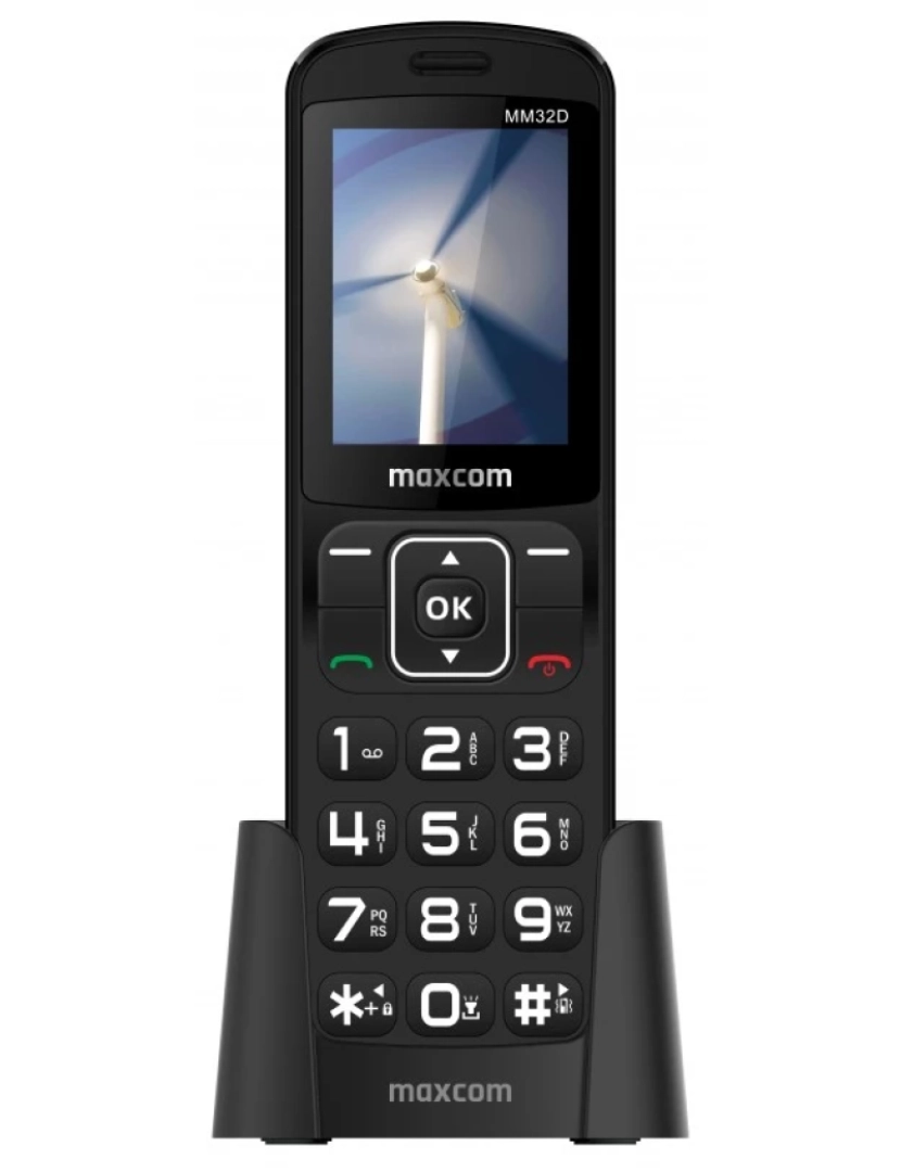 Maxcom - Telefone com FIO Maxcom > MM32D Telemóvel 6,1 CM (2.4) 100 G Preto Básico - MM32D PT