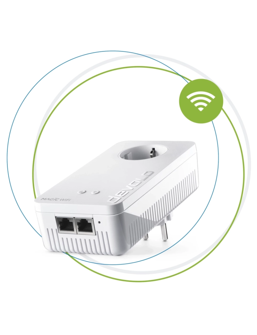 Devolo - Powerline Devolo > Magic 2 Wifi Next Single 1200 Mbit/s Ethernet LAN WI-FI Branco 1 Unidade(s) - 8610