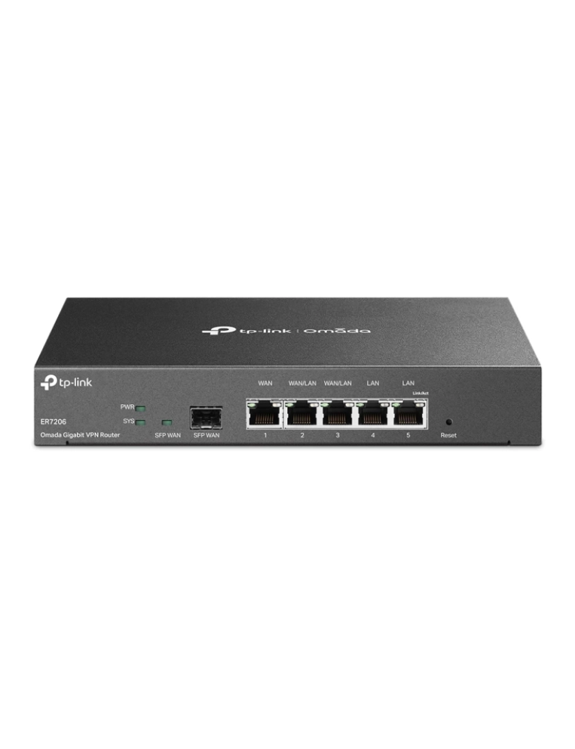 Tp-Link - Router TP-LINK > com FIO Gigabit Ethernet Preto - TL-ER7206