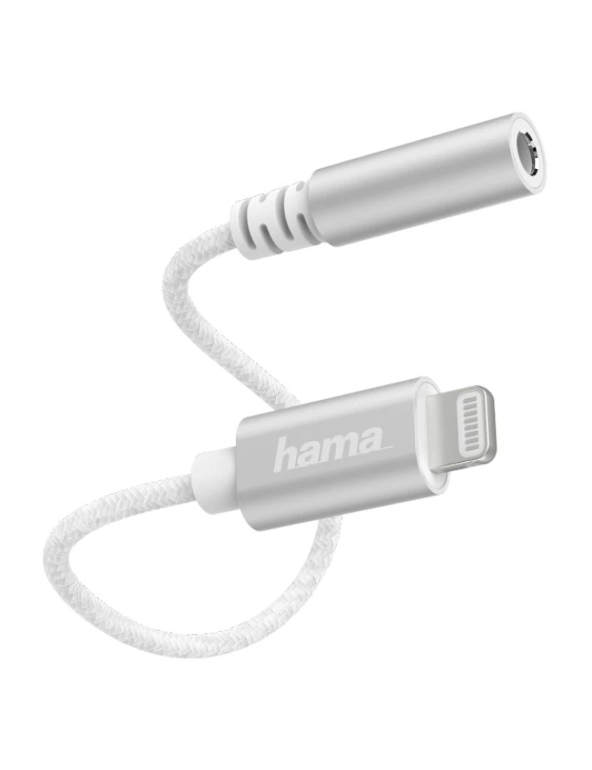 Hama - Adaptador de Audio Hama > Cabo Lightning Branco - 00187210