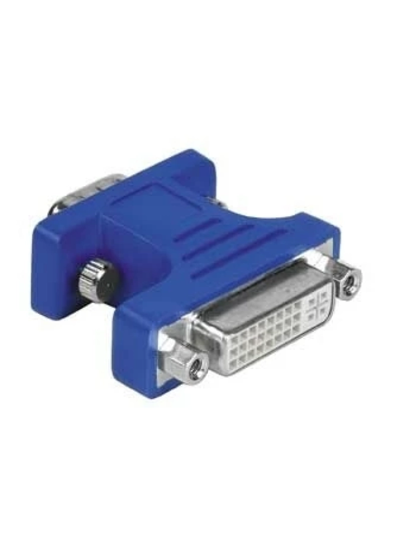 Hama - Adaptador DVI Hama > Adapter 15-PIN HDD Male Plug Analogue Female Jack Azul - 00045074