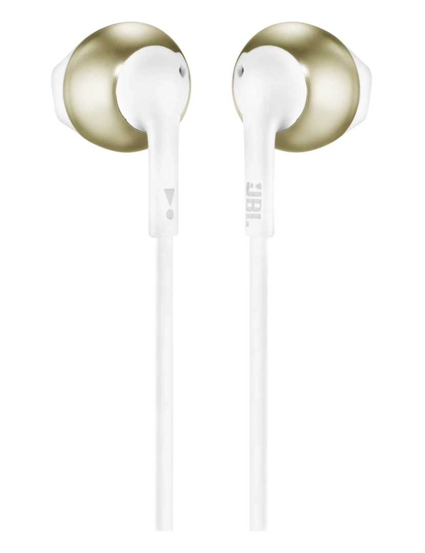 JBL - Auriculares JBL > Tune 205 Auscultadores com Fios INTRA-AUDITIVO Música Champanhe, Dourado - JBLT205CGD