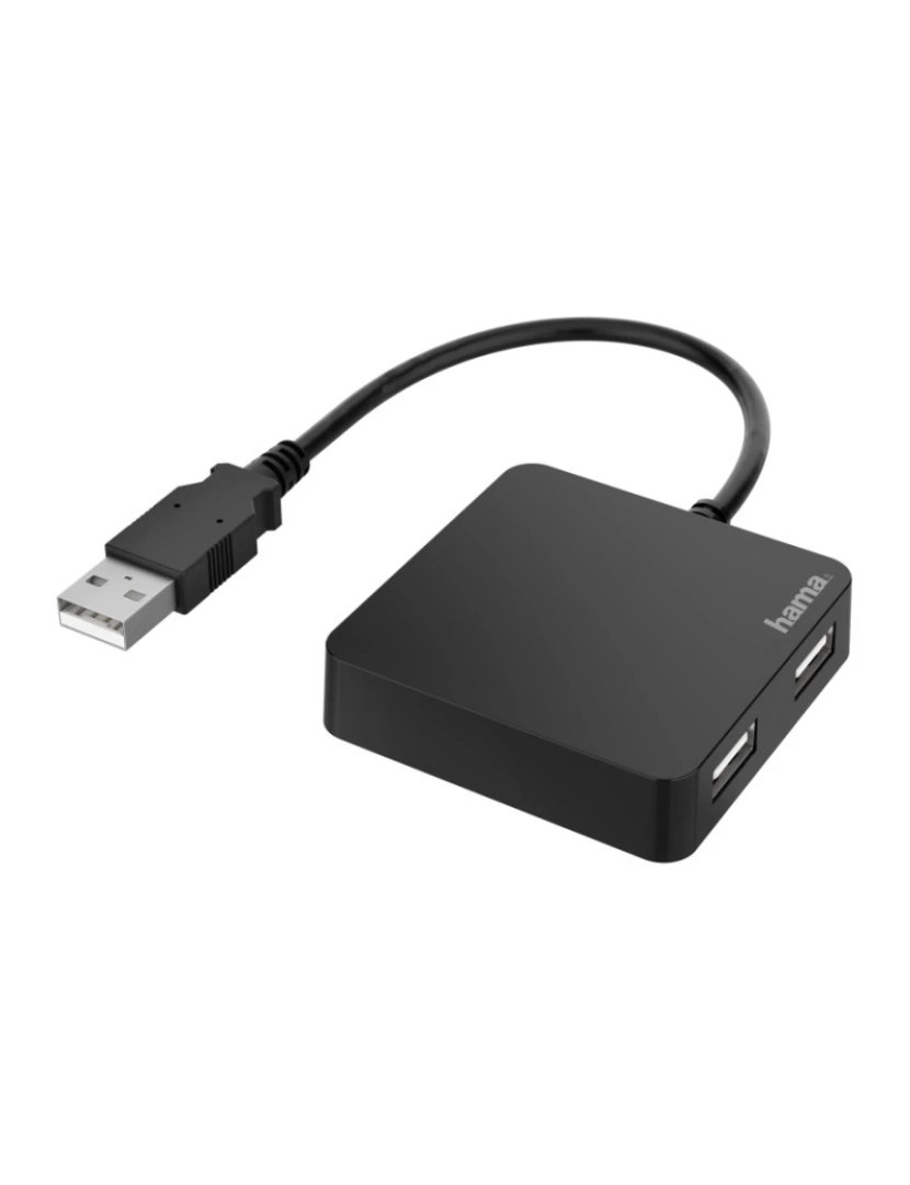 Hama - HUB USB Hama > 00 de Interface 2.0 480 Mbit/s Preto - 200121