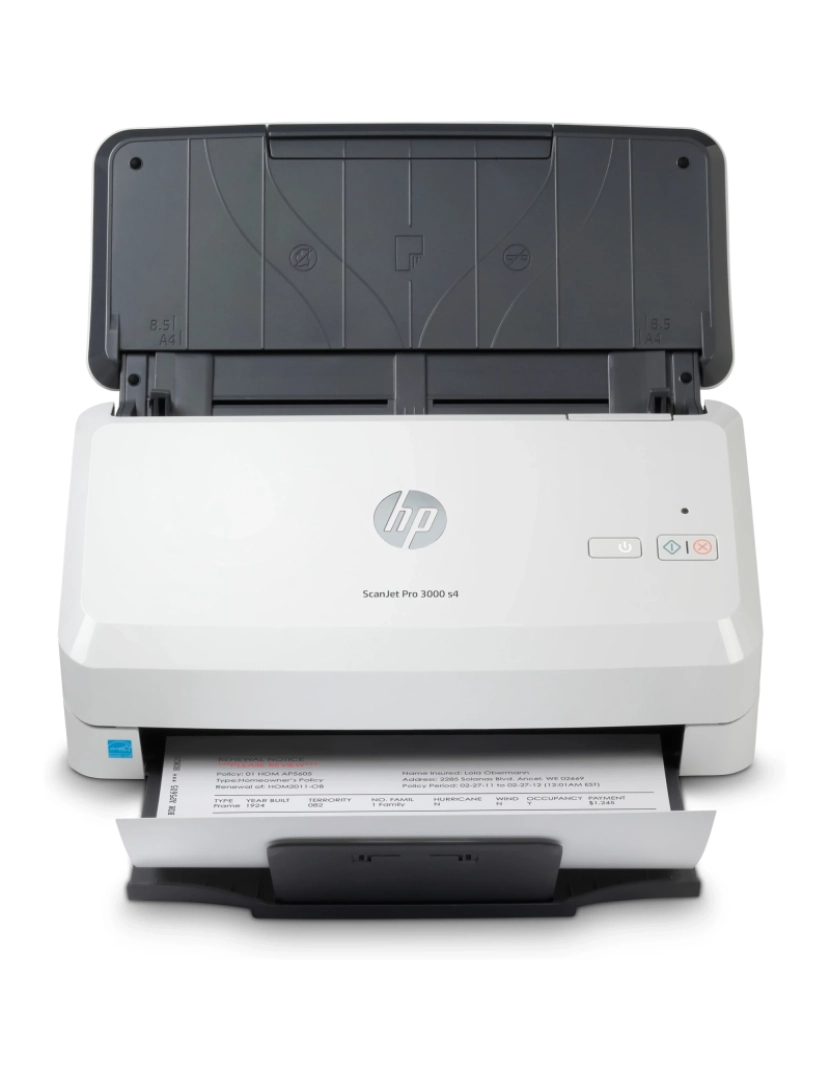 HP - Scanner HP > Scanjet PRO 3000 S4 com Alimentação POR Folhas 600 X 600 DPI A4 Preto, Branco - 6FW07A#B19