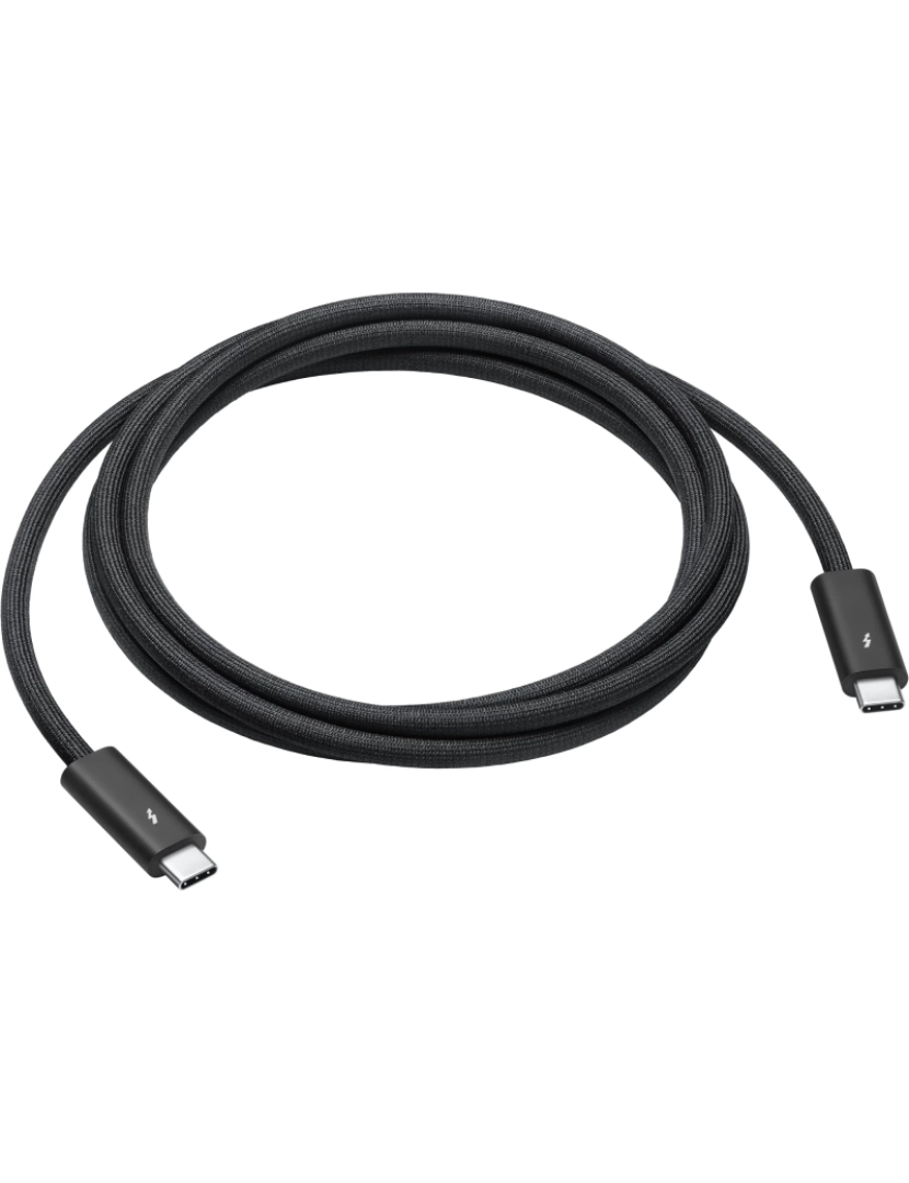 Apple - Cabo Lightning Apple > Thunderbolt 1,8 M 40 Gbit/s Preto - MN713ZM/A