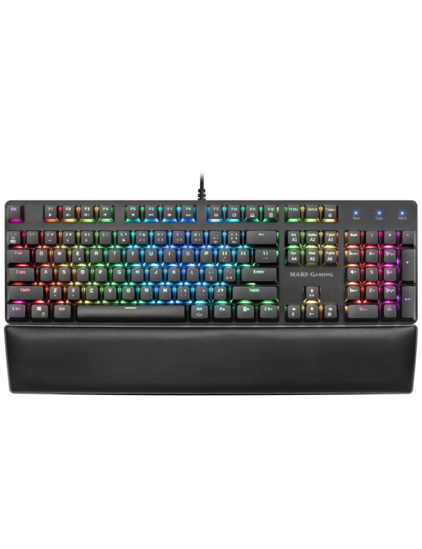 imagem de Teclado Mars Gaming > USB Qwerty Português Preto - MK5BPT1