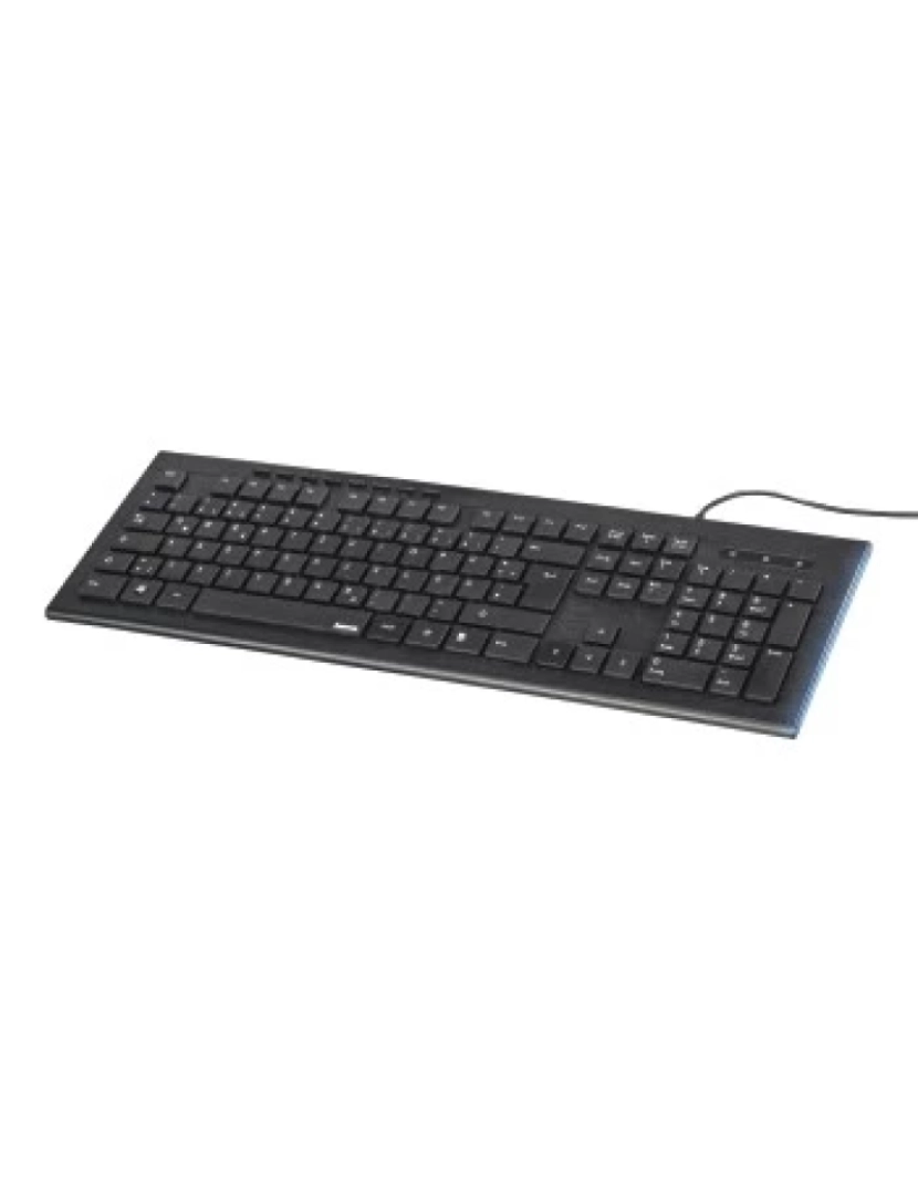 Hama - Teclado Hama > Anzano USB Qwerty Português Preto - 19182663