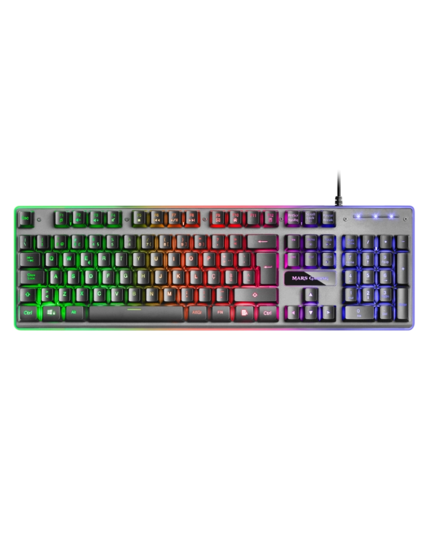 Mars Gaming - Teclado Mars Gaming > USB Português Preto, Cinzento - MK220PT