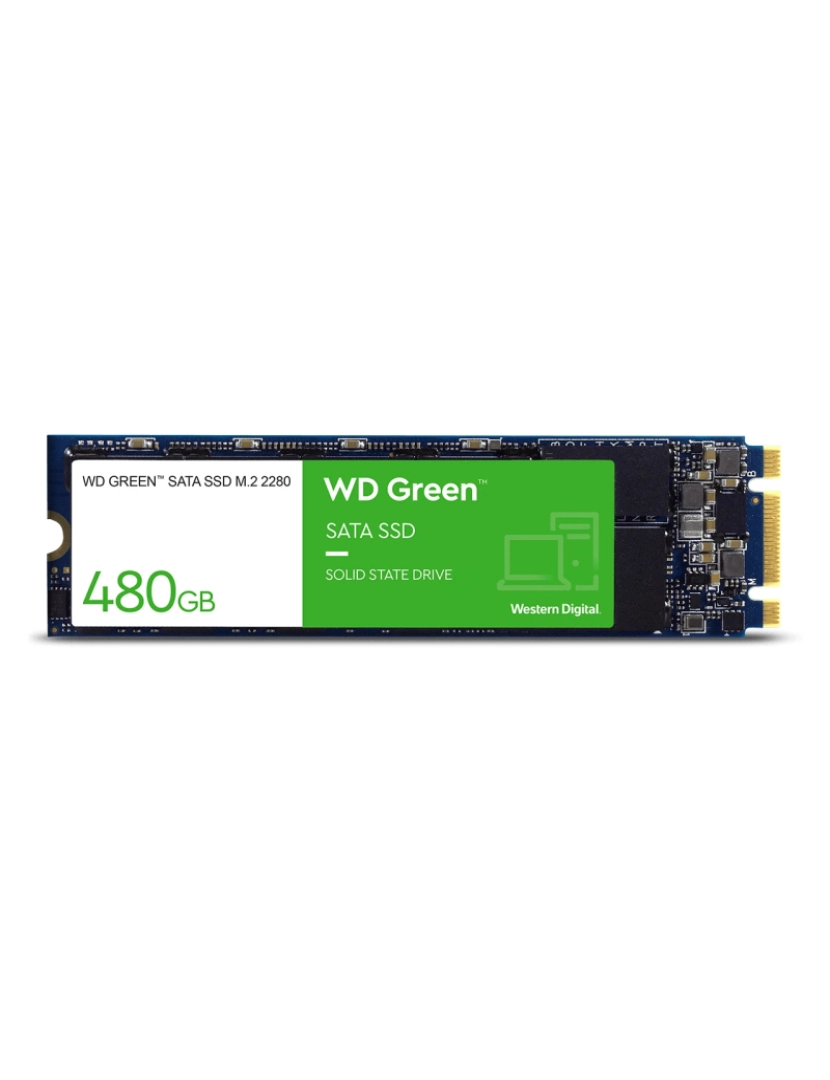 imagem de Drive SSD Western Digital > Green Disco M.2 480 GB Serial ATA III - WDS480G3G0B1