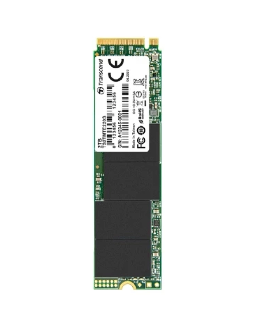 imagem de Drive SSD Transcend > 220S M.2 2000 GB PCI Express 3.0 3D Nand Nvme - TS2TMTE220S1