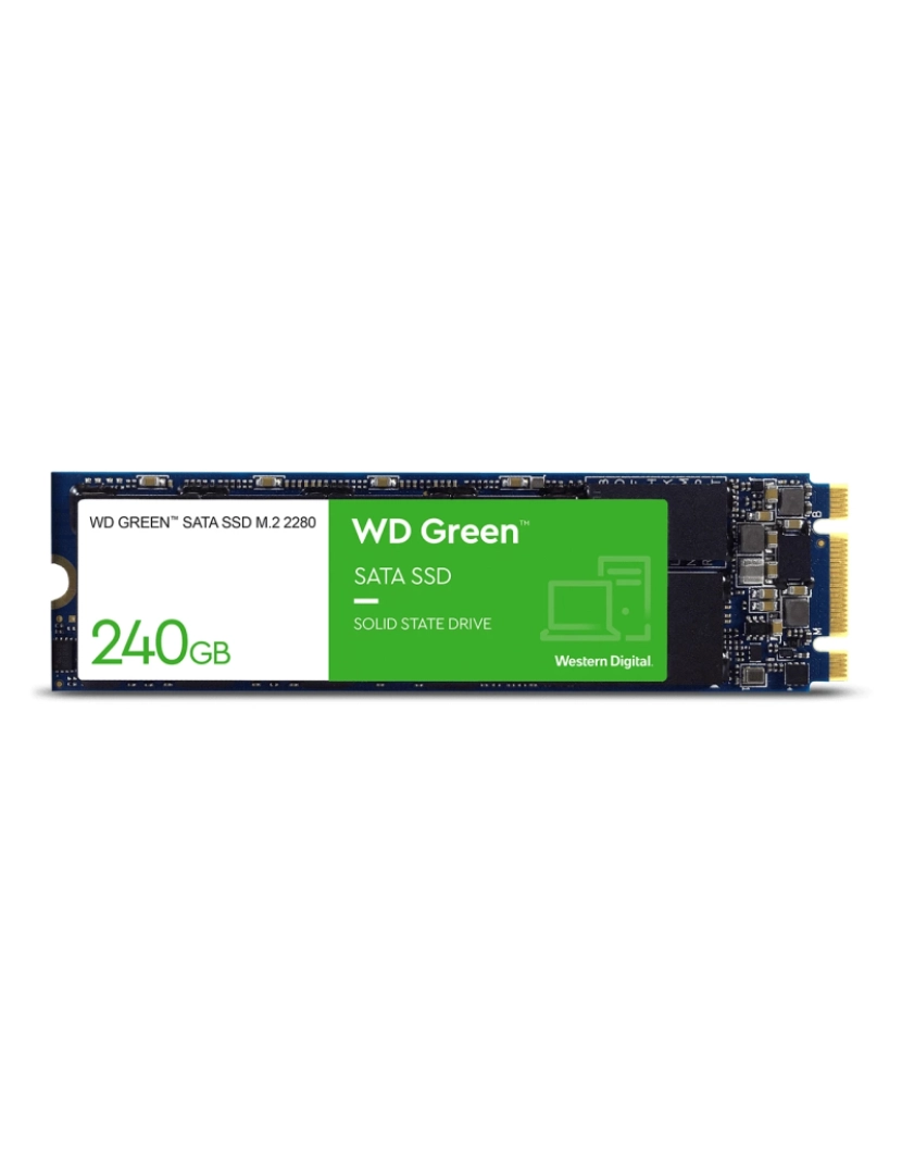 Western Digital - Drive SSD M.2 Western Digital > Green Disco 2.5 240 GB Serial ATA III - WDS240G3G0B