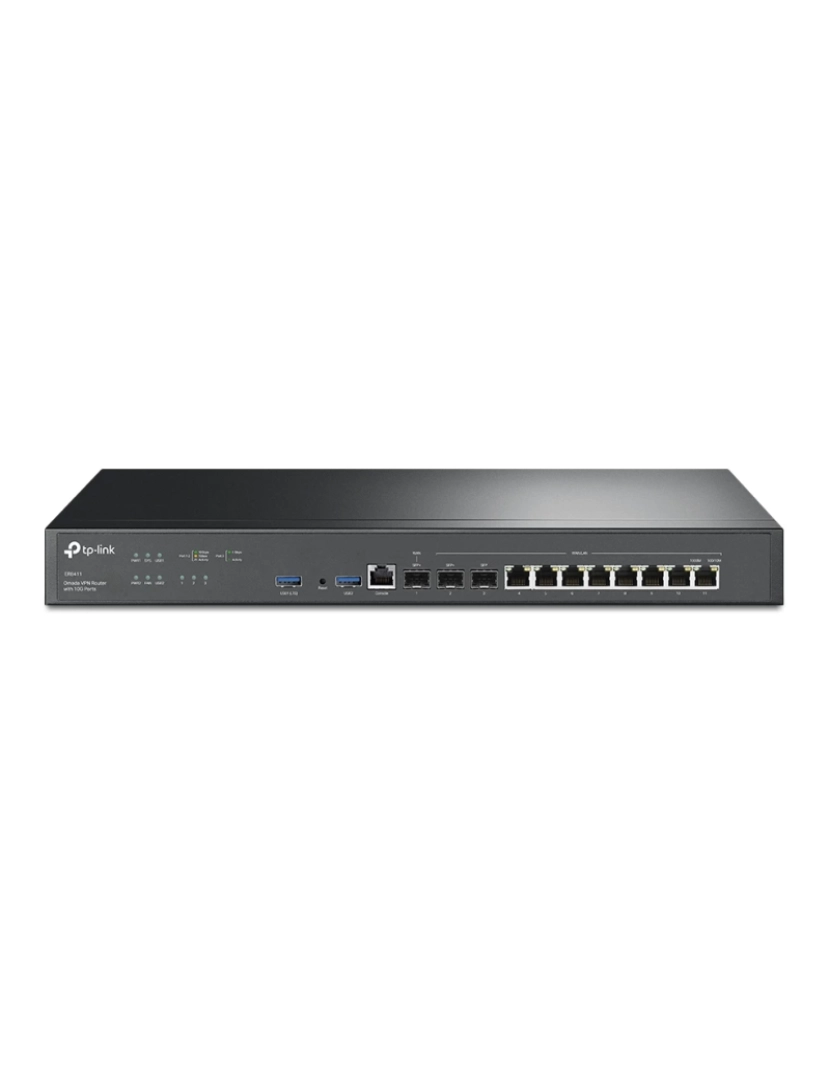 Tp-Link - Router TP-LINK > com FIO Gigabit Ethernet Preto - ER8411