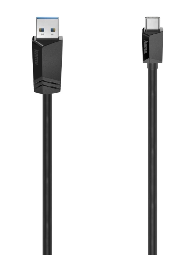 imagem de Hama 00200651 Cabo USB 0,75 M USB 3.2 GEN 1 (3.1 GEN 1) USB C USB A Preto1