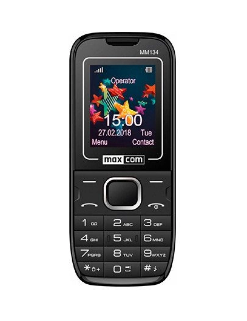 imagem de Telemóvel Maxcom > Classic MM134 4,5 CM (1.77) 60 G Preto com Câmera - MM134BLACK1