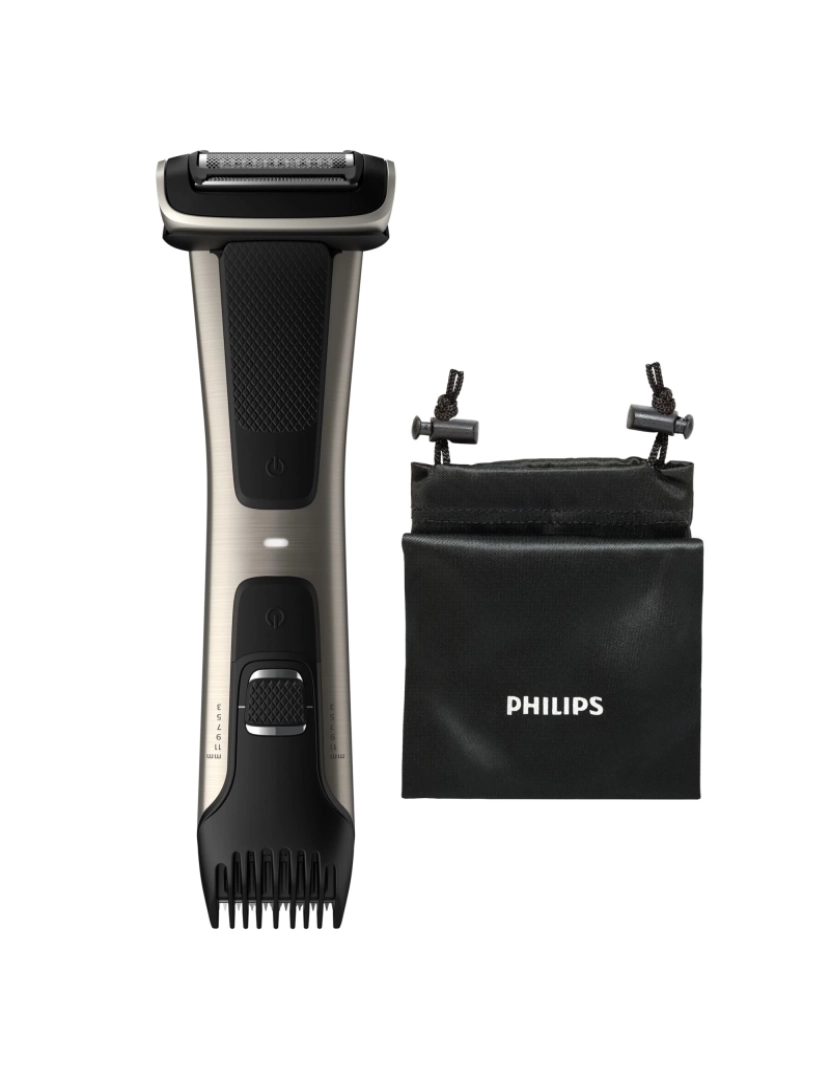 Philips - Depiladora Philips > 7000 Series Máquina de Barbear/depilar Elétrica Preto - BG7025/15