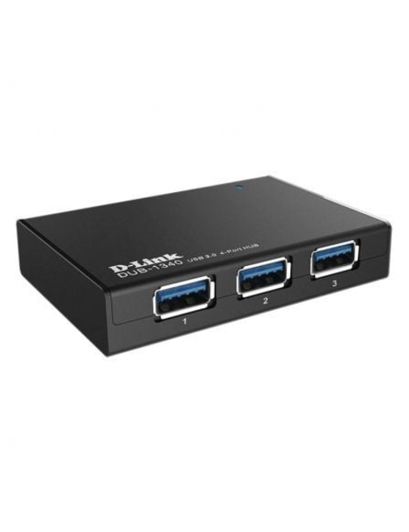 D-Link - HUB USB D-LINK > Preto - DUB-1340