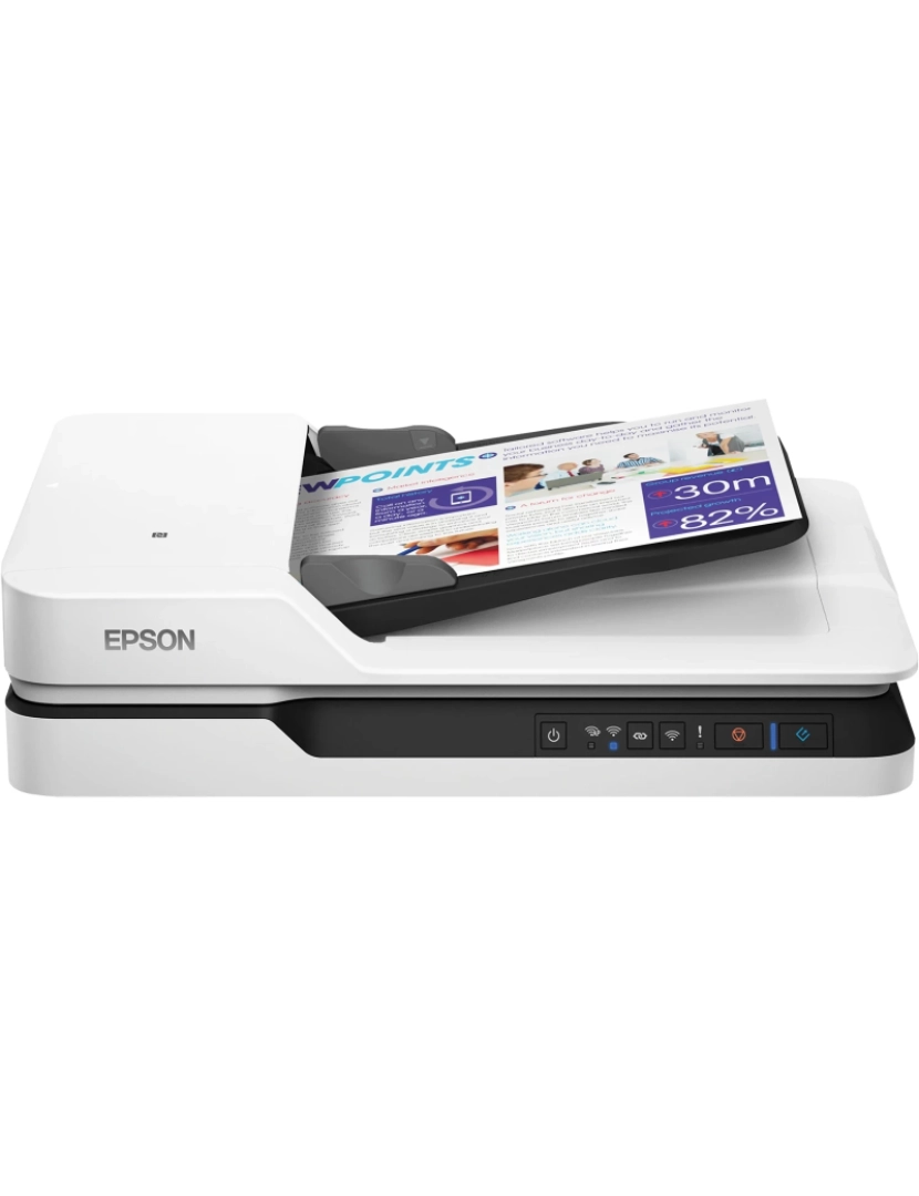 Epson - Scanner Epson > Workforce DS-1660W Flatbed 1200 X 1200 DPI A4 Preto, Branco - B11B244401