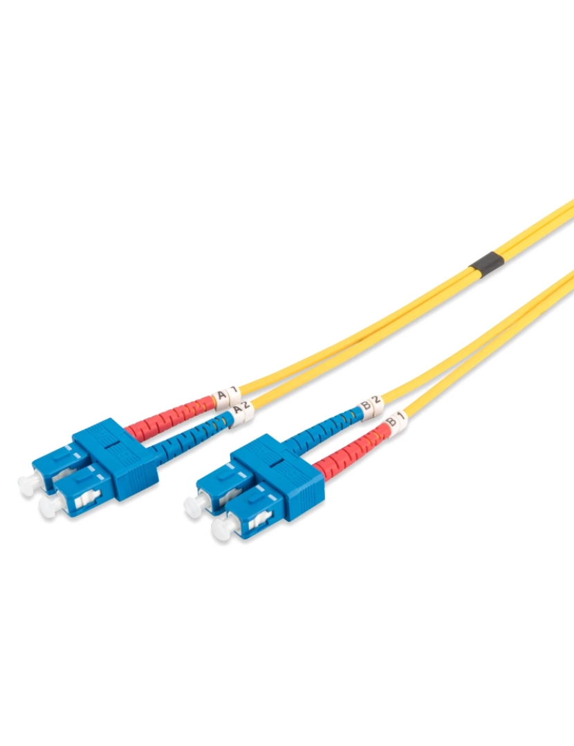 imagem de Cabo de Fibra Óptica Digitus > Ótica 1 M SC I-VH OS2 Amarelo - DK-2922-011