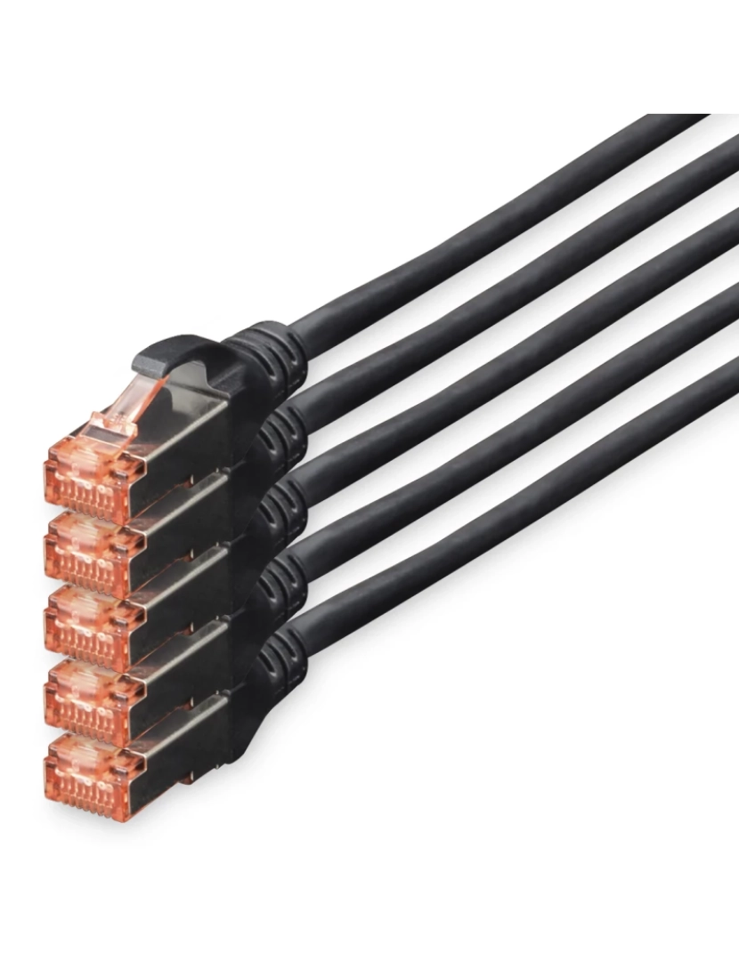 imagem de Cabo de Rede Assmann > Digitus Preto 10 M CAT6 S/ftp (S-STP) - DK-1644-100-BL-51