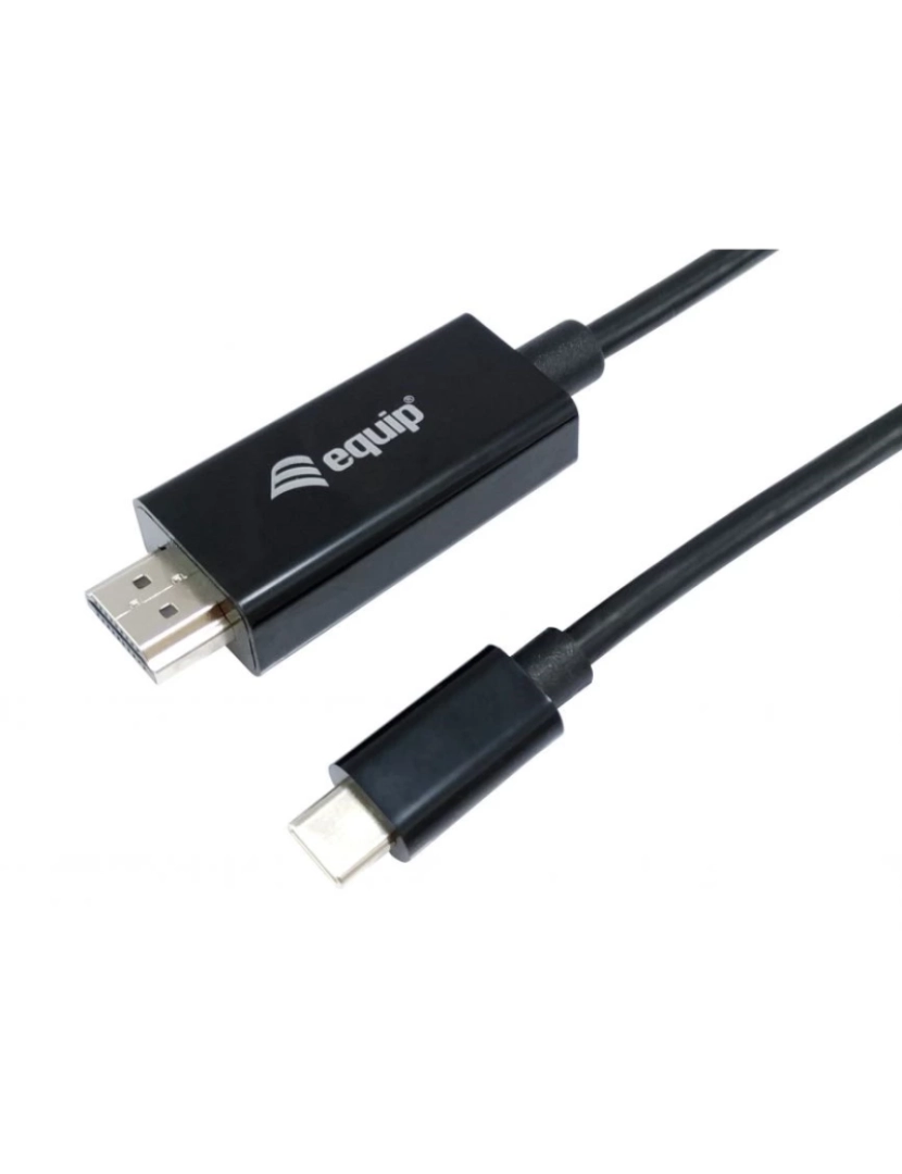 Equip - Cabo USB Equip > Adaptador de de Vídeo 1,8 M TYPE-C Hdmi Type A (standard) Preto - 133466