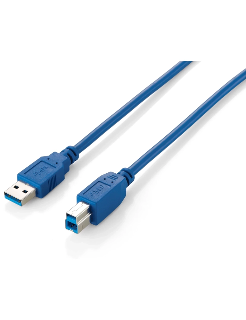 Equip - Cabo USB Equip > 1,8 M 3.2 GEN 1 (3.1 GEN 1) A B Azul - 128292