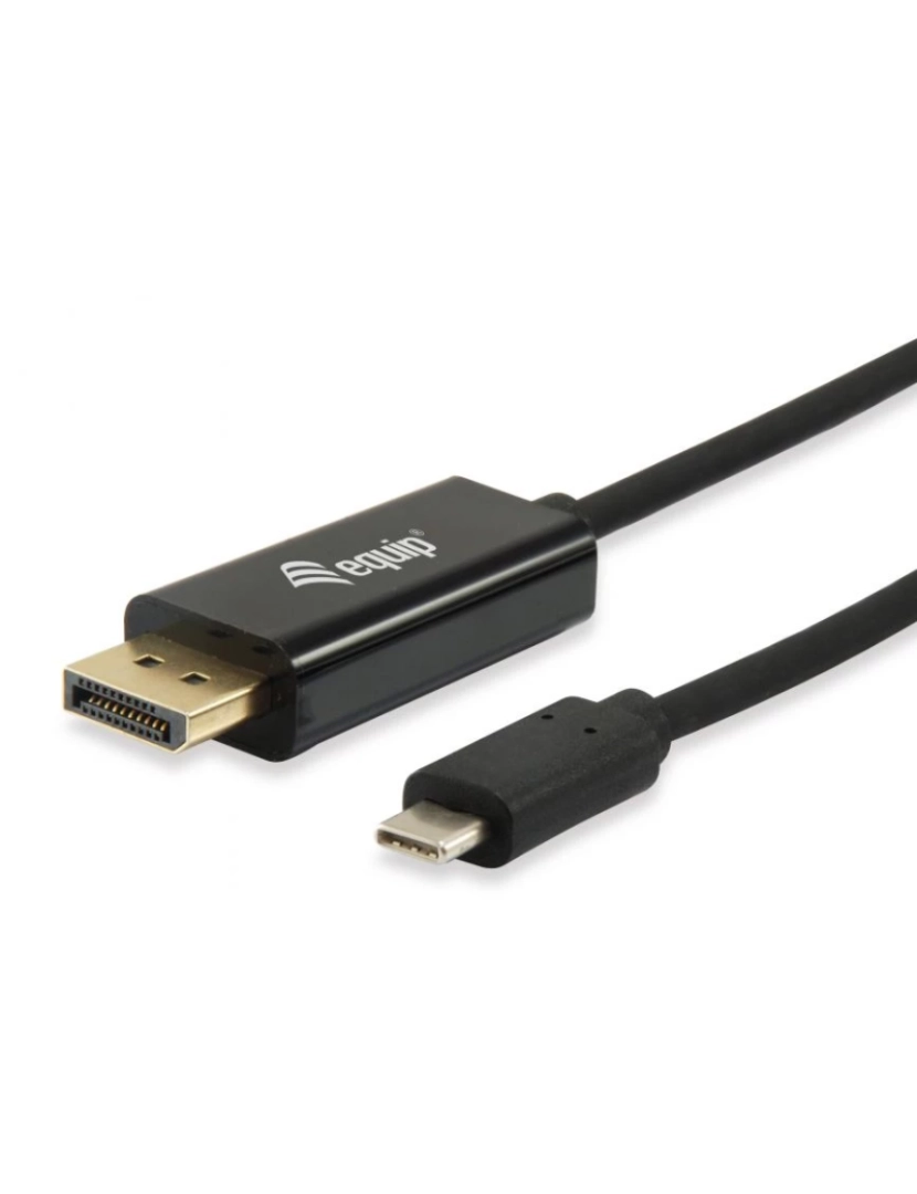 Equip - Cabo USB Equip > Adaptador de de Vídeo 1,8 M TYPE-C Displayport Preto - 133467