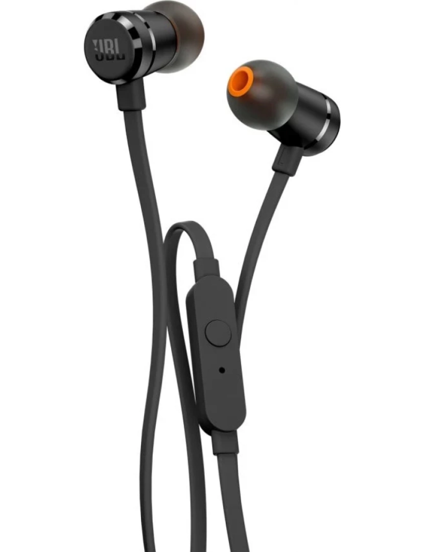 JBL - Auriculares JBL > T290 Auscultadores com Fios INTRA-AUDITIVO Chamadas/música Preto - T290BLK