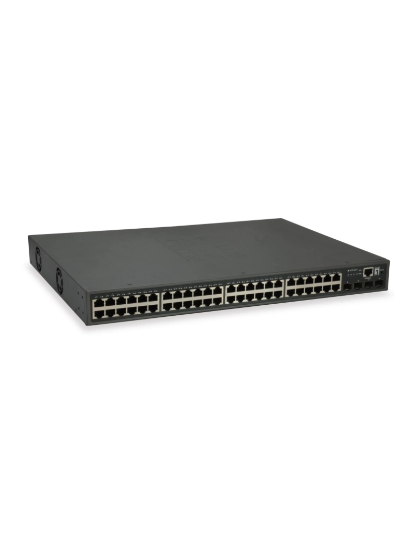 Level One - gerido l3 gigabit ethernet (10/100/1000) power over ethernet (poe) cinzento - gtp-5271