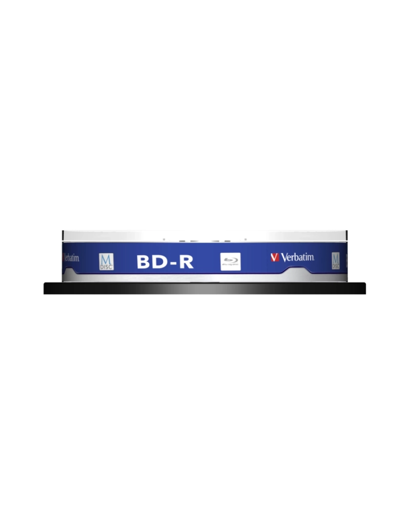Verbatim - Disco Óptico Verbatim > M-DISC 4X BD-R 25 GB 10 Unidade(s) - 43825