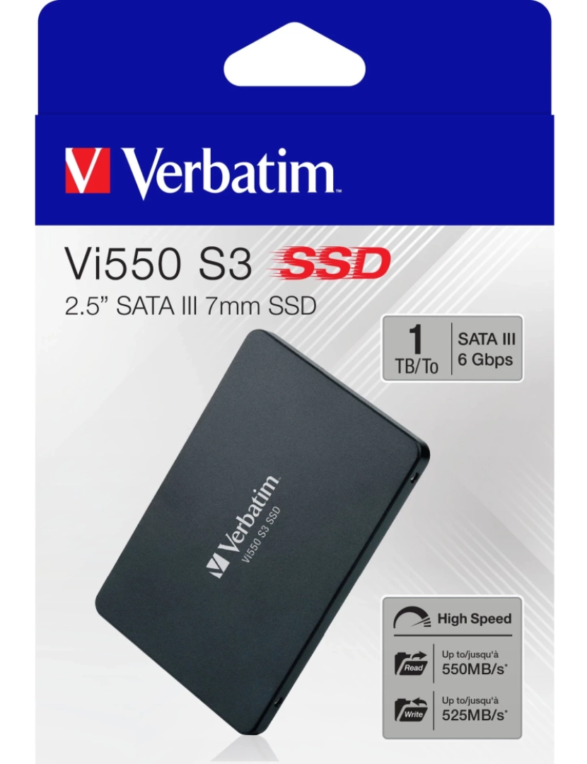 Verbatim - Drive SSD Verbatim > VI550 S3 2.5 1000 GB Serial ATA III 3D Nand - 49353
