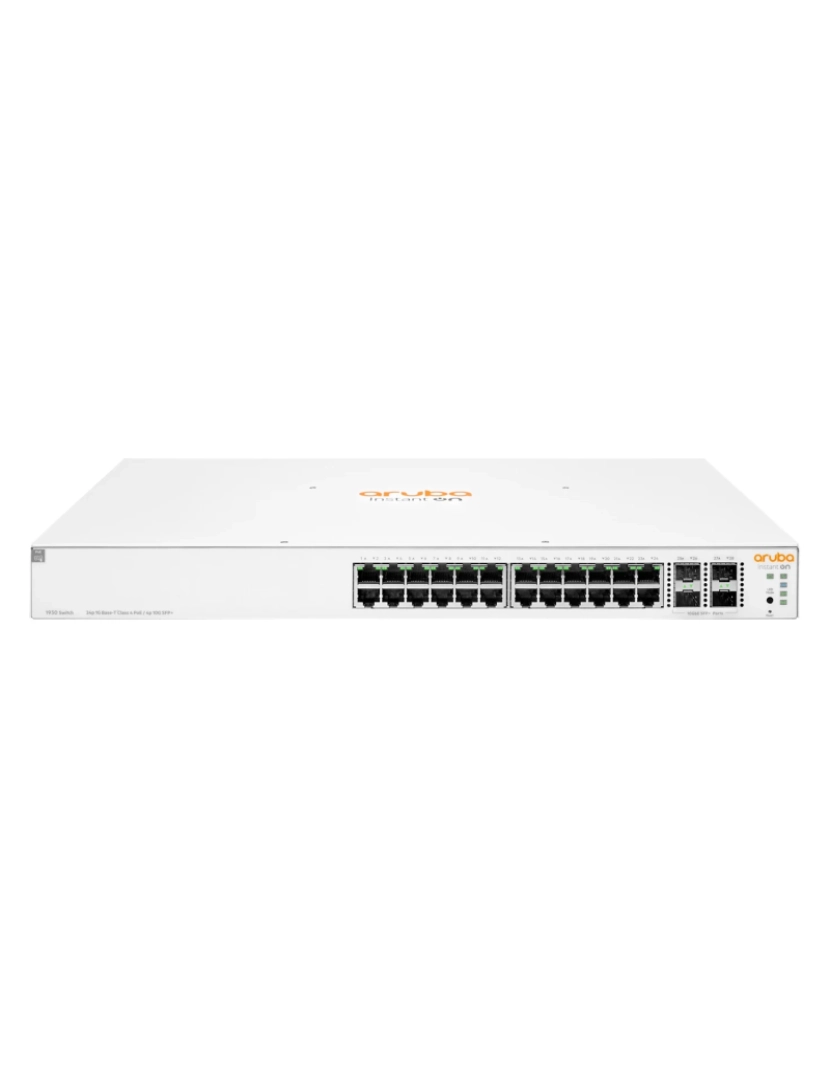 ARUBA - hewlett packard enterprise instant on 1930 gerido l2+ gigabit ethernet (10/100/1000) power over ethernet (poe) 1u branco - jl684a