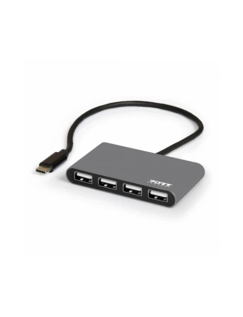 imagem de HUB USB Port > Designs de Interface 2.0 480 Mbit/s Preto - 9001281