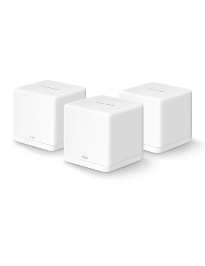 Mercusys - Router Mercusys > Halo H30G(3-PACK) DUAL-BAND (2,4 GHZ / 5 Ghz) WI-FI 5 (802.11AC) Branco 2 Interno - HALOH30G(3-PACK)