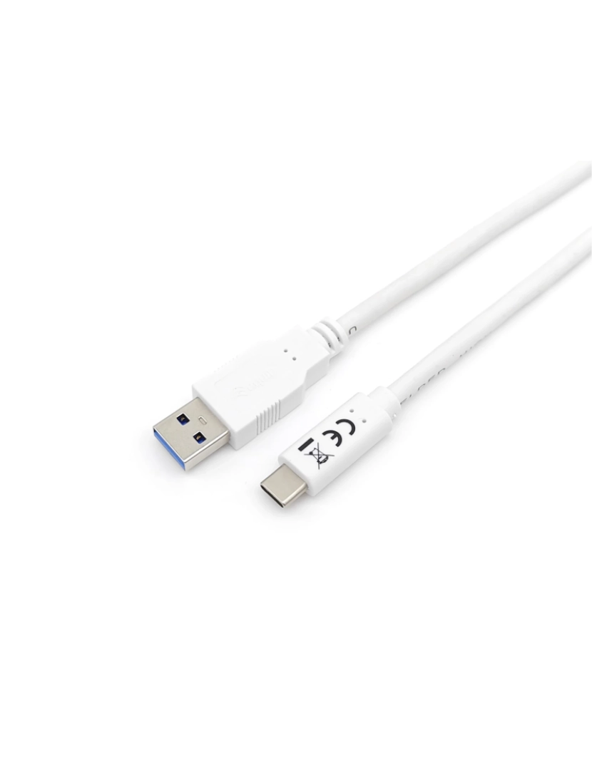 imagem de Cabo USB Equip > 128363 1 M 3.2 GEN 1 (3.1 GEN 1) A C Branco - EQ1283631