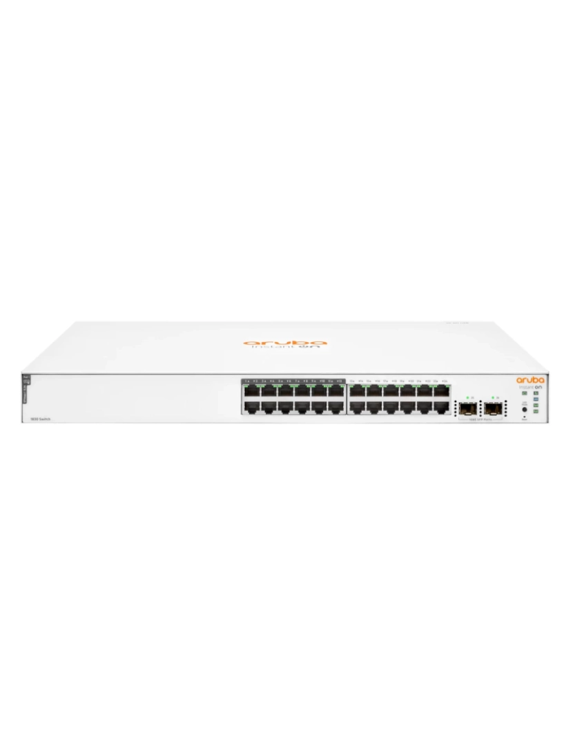 HP - hewlett packard enterprise aruba instant on 1830 24g 12p class4 2sfp 195w gerido l2 gigabit ethernet (10/100/1000) power over ethernet (poe) 1u - jl813a