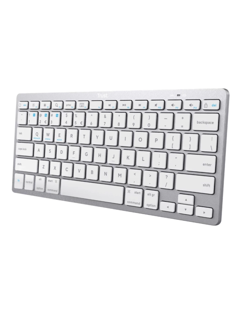 imagem de Teclado Trust > Bluetooth Português Prateado - 249071