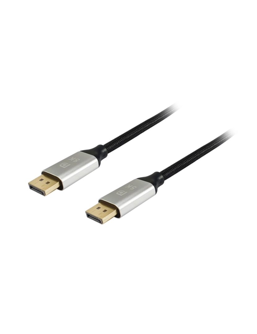 Equip - Cabo Display Port Equip > Displayport 1 M Alumínio, Preto - 119261