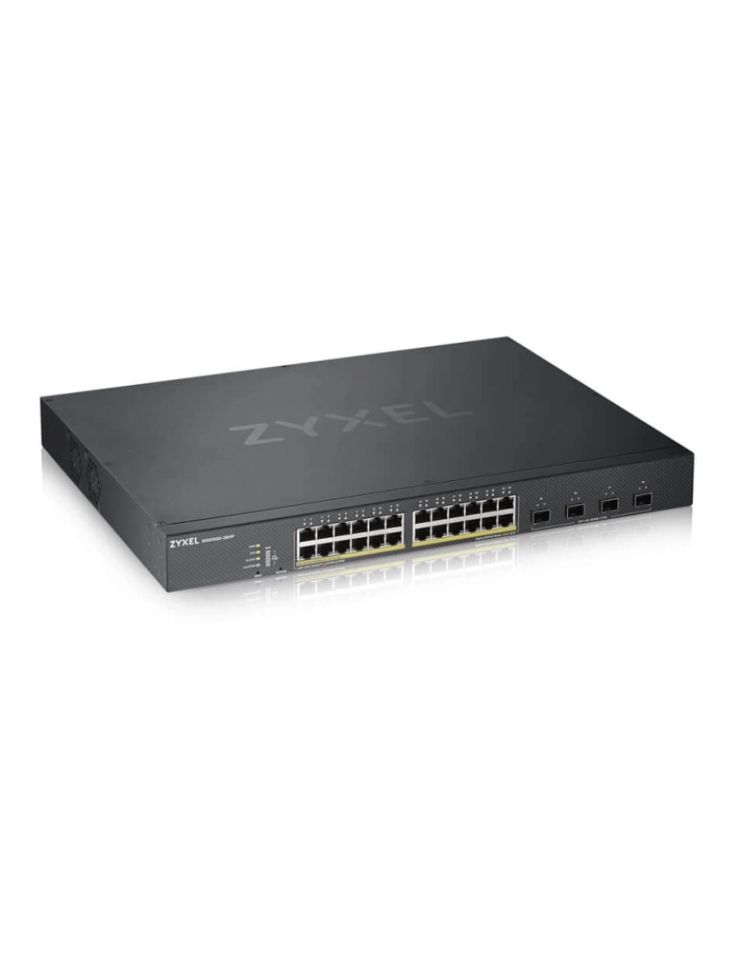 Zyxel - xgs1930-28hp gerido l3 gigabit ethernet (10/100/1000) power over ethernet (poe) preto - xgs1930-28hp-eu0101f