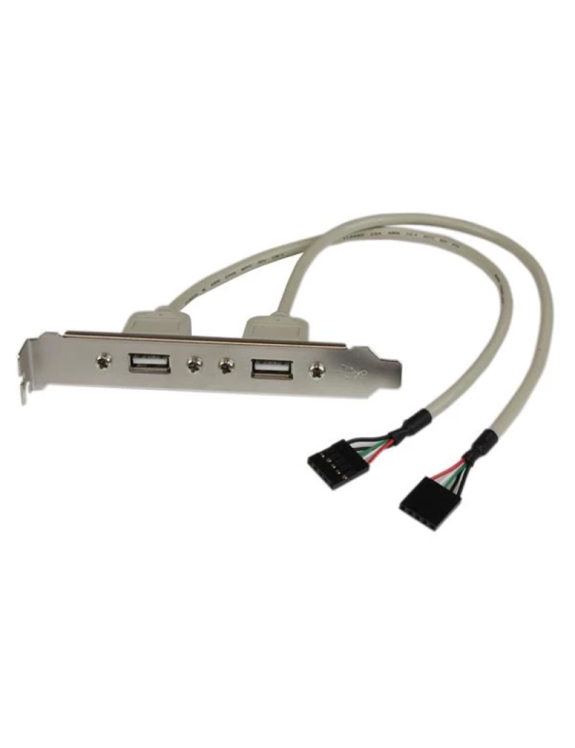 Startech - Adaptador USB Startech > Para Cabos 2 X IDC 2 X A Prateado - Usbplate