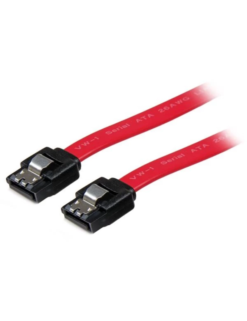 Startech - Cabo Sata Startech > 0,304 M 7-PIN Vermelho - LSATA12